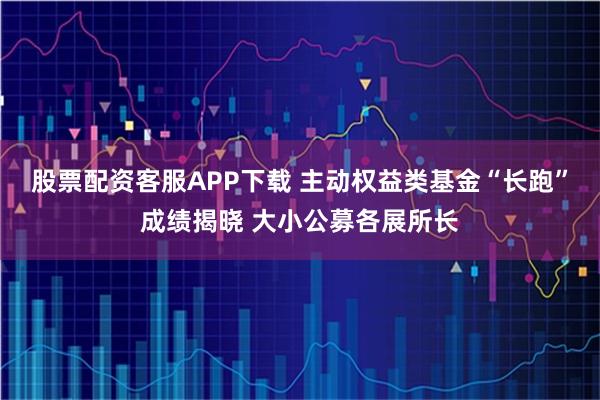 股票配资客服APP下载 主动权益类基金“长跑”成绩揭晓 大小公募各展所长